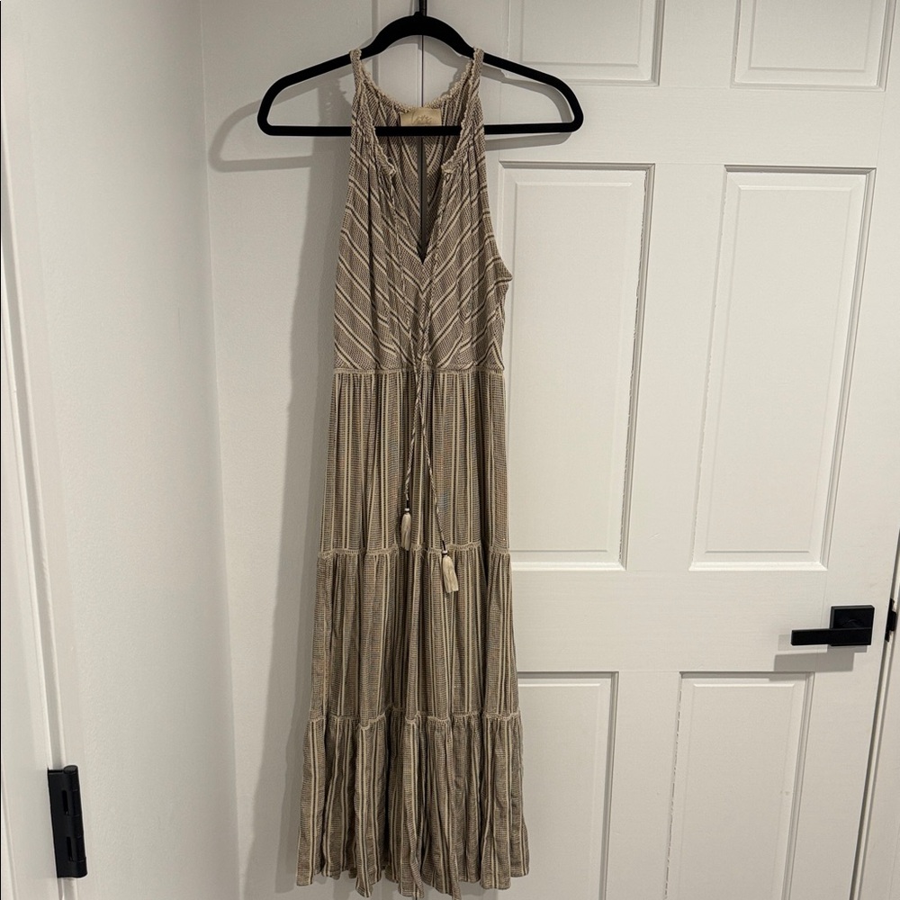 Striped Love the Label Maxi Dress